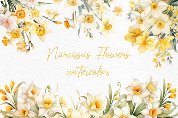 Download Narcissus Spring Flowers Clipart Yellow - Premium Bundle