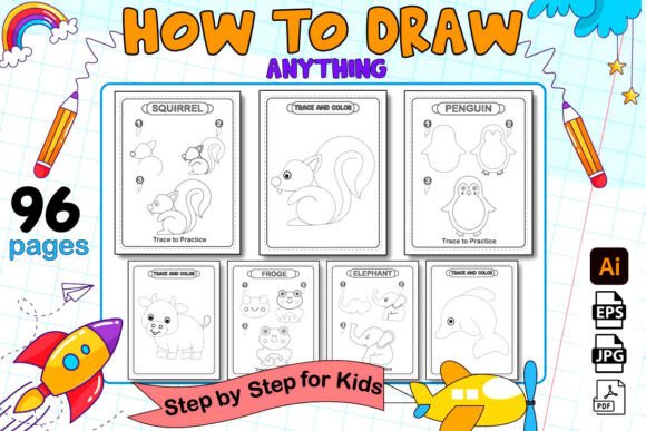 Download How to Draw Anything Step-step for Kids - Premium Resources