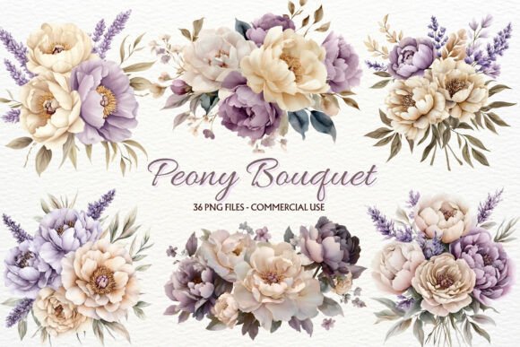 Download Peony Bouquet Floral Arrangement Clipart - Arrangement Collection