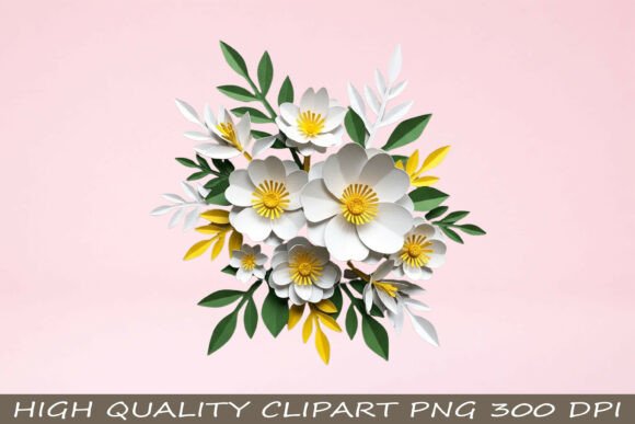 Download Daisy Flower Bouquet Clipart PNG - Premium Resources