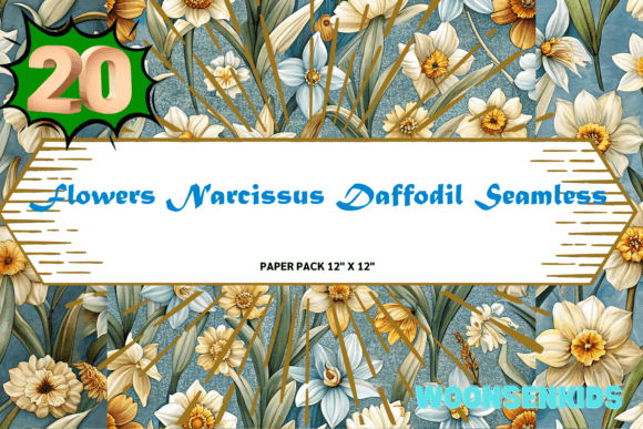 Download Flowers Narcissus Daffodil Seamless - Premium Resources